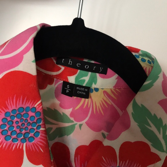 Theory Flower Power Top - Picture 3 of 6